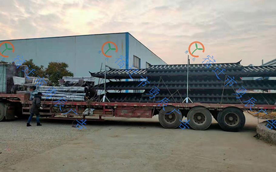 長沙仿古候車亭發(fā)貨